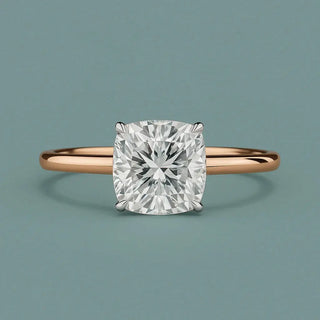 Cushion-Cut-Moissanite-Rings Loose Moissanite