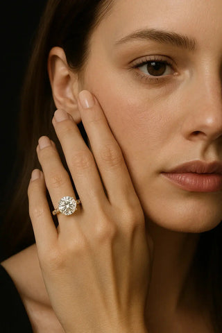 Women-s-Moissanite-Rings Loose Moissanite