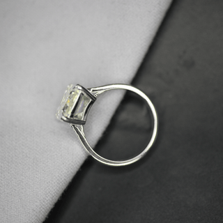 3 Carat Emerald Cut Moissanite Ring
